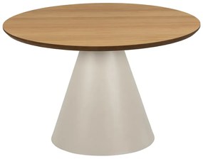 Konferenční stolek Soli 65 cm šedý/dub přírodní
