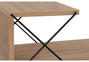 Nočný stolík CROSS 55x50 cm hnedá