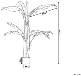 Umelá rastlina 154 cm BANNA. Vlastná spoľahlivá doprava až k Vám domov. 1022771