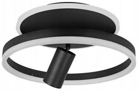 LED stropné svietidlo LED/38W/230V + 1xGU10/30W čierne