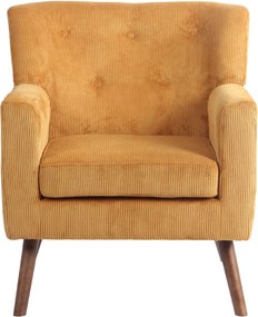 Kreslo Kioni látka cord - oranžová