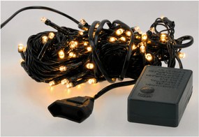 BERGE LED vianočné osvetlenie reťaz 300 LED - 22m - teplá biela