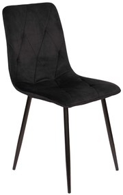 Stima stolička NAOMI Vyberte látku ->: Velvet čierná