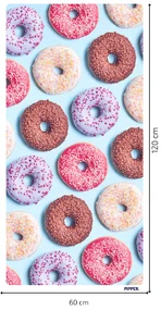 PIPPER. Samolepiaca textilná tapeta - Donuts