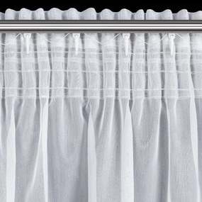 ZÁCLONA NA PÁSKE MIREA 350X270 CM BIELA