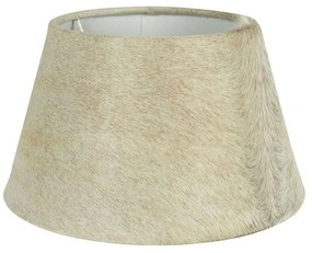Tienidlo lampy z kravskej kože béžová - Ø 31 * 18,5cm
