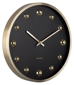 Karlsson 5971BK dizajnové nástenné hodiny čierna, pr. 35 cm