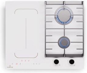 Klarstein MultiChef 4, indukčná a plynová varná doska, 4 varné zóny, 2 plynové horáky, 2 indukčné varné dosky, FlexZone