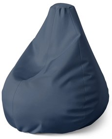 Sablio Sedací vak Pear Tmavomodrá - 70 x 95 x 15 cm