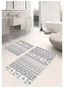 Čiernobiele kúpeľňové predložky v súprave 2 ks 60x100 cm – Mila Home