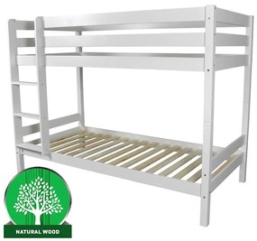 Poschodová posteľ Adara 190x90 biely