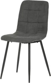 Jedálenská stolička Autronic 44x89 cm sivá látka CT-281 GREY2
