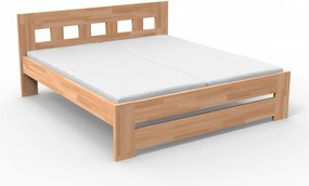 Manželská posteľ 160 cm Jama (masív buk). Akcia -20%. Vlastná spoľahlivá doprava až k Vám domov. 731967
