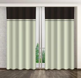 Moderné dekoračné závesy s riasiacou páskou Dĺžka: 250 cm