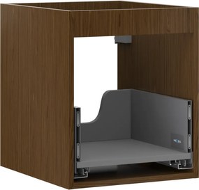 Mexen Box-A, závesná skrinka 40 cm, 1 zásuvka, orech, 91AX0-0400-470-1-86