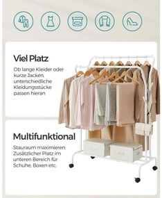 Vešiakový stojan na kolieskach HSR107W01