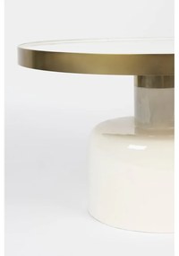 Kovový okrúhly odkladací stolík ø 60 cm Glam – Zuiver