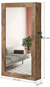 Závesná šperkovnica JJC051K01