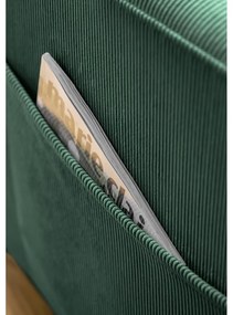 Tmavozelené menčestrové kreslo Lofty Lilly – Miuform