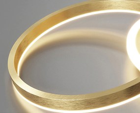 Toolight Toolight, LED stropné svietidlo APP1057-C, zlatá, OSW-08884