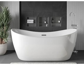 Mexen X-Wall-NR, polička na zapustenie pod obklad bez goliera 30 x 30 cm, oceľová, 1911303010S