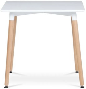 Autronic BONTEC Jedálenský stôl 80x80cm, mdf DT-303 WT Farba: Biela