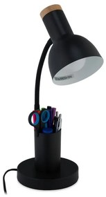 Stolná lampa s držiakom na pero,čierna RD46121