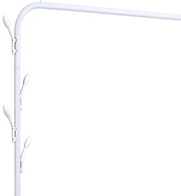 Vešiakový stojan FELIKS Loft biely