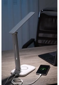 Immax 09107L - LED stmievateľná stolná lampa s bezdrôtovým nabíjaním QI LUMI LED/7W/230V biela
