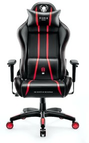 Herné kreslo Diablo X-One 2.0 Normal Size: čierno-červené Diablochairs