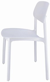 Dekorstudio Plastová stolička LARA biela