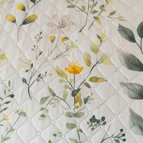 Prehoz na posteľ CITRUS GARDEN, biely Rozmer: 170 x 210 cm