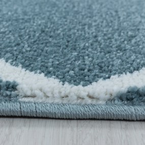 Ayyildiz, Kusový koberec Rio 4601 blue, 80x150, modrá, kancelária