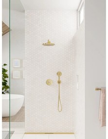 HANSGROHE Croma horná sprcha 1jet EcoSmart, priemer 280 mm, leštený vzhľad zlata, 26221990