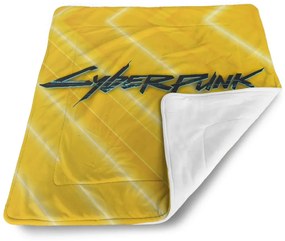 Sablio Deka pre bábätko Cyberpunk 2077 Žltý - 80x100 cm