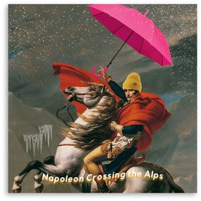 Gario Obraz na plátne Napoleon na koni s dáždnikom - Bekir Ceylan Rozmery: 30 x 30 cm