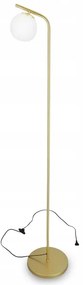 Stojacia lampa 1xE27/40W/230V zlatá/biela