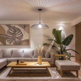 Univerzálne tienidlo CURITIBA pr. 60 cm čierna