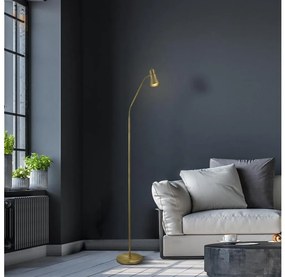 Searchlight EU1007AB - Stojacia lampa FUSION 1xGU10/10W/230V