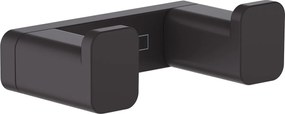 Hansgrohe AddStoris, dvojitý háčik, matná čierna, HAN-41755670