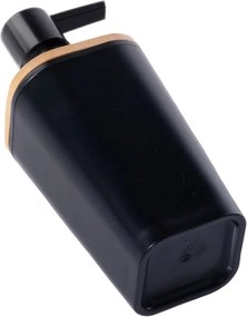 Dávkovač na mydlo NATUREO 200 ml, čierny