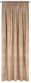 ZATEMŇOVACÍ ZÁVES NA PÁSKE ROSA 140X270 CM TMAVOBÉŽOVÁ