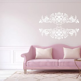 Sablio Samolepka na stenu: Ornament baroko - 120x81 cm