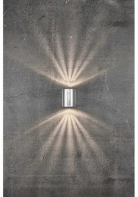 Nordlux - LED Vonkajšie nástenné svietidlo CANTO 2xLED/6W/230V IP44 strieborná