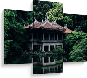 Obraz z japonskej národnej záhrady (90x60 cm)