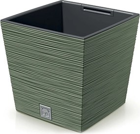 Plastový kvetináč DFS240 24 cm - zelená