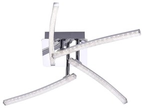 Leuchten Direkt 11291-17 - LED Prisadený luster SIMON 4xLED/3W/230V lesklý chróm