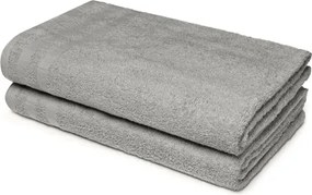 Velká osuška Miami 100x150 cm, strieborná%