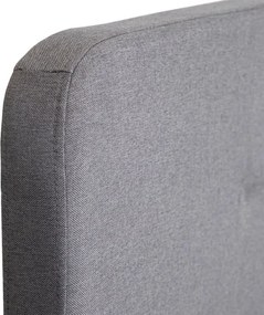 Manželská posteľ s roštom MIKKEL sivá 160x200 cm 987735