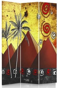 Gario Paraván Pyramídy Rozmery: 110 x 170 cm, Prevedenie: Klasický paraván